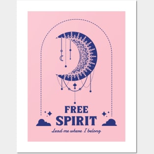 Free Spirit Moon Child Posters and Art